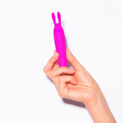 Vibrador Estimulador de Clítoris em Silicone com Forma de Coelho e 10 Modos de Vibração - Pretty Love Boyce | 13 x 2,5 cm
