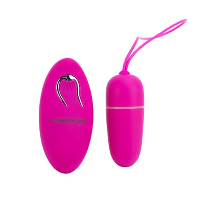Cápsula Vibratória em ABS com 12 Funções de Vibração e Controle Remoto Sem Fio - Pretty Love Bradley | 6 x 2,5 cm