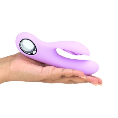 Vibrador Estimulador de Ponto G e Clítoris com 7 Modos de Vibração e Recarregável - Pretty Love Canrol | 9 x 3,5 cm | Disponível em 2 Cores