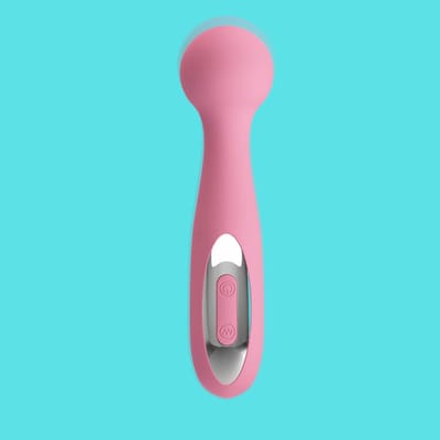 Vibrador Massageador Recarregável em Silicone com 12 Modos de Vibração e Função Memória - Pretty Love Cornelius II | 14 x 3,8 cm