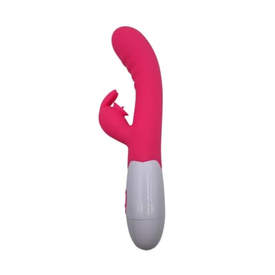 Vibrador de Ponto G com Língua Estimuladora de Clitóris e 30 Níveis de Vibração - Pretty Love Cerberus | 10,1 x 3,2 cm | Disponível em 2 Cores