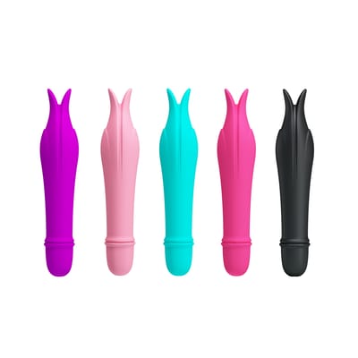 Mini Vibrador Estimulador de Clitóris com 10 Modos de Vibração - Pretty Love Edward | 14,4 x 2,8 cm | Disponível em 5 Cores