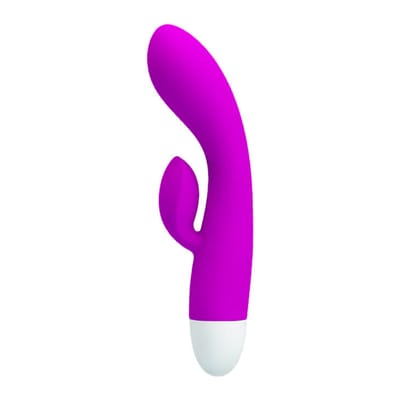 Vibrador Estimulador de Ponto G e Clítoris Recarregável com 30 Modos de Vibração - Pretty Love Eli | 11 x 3,5 cm