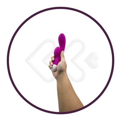 Vibrador Estimulador de Ponto G e Clítoris Recarregável com 30 Modos de Vibração - Pretty Love Eli | 11 x 3,5 cm