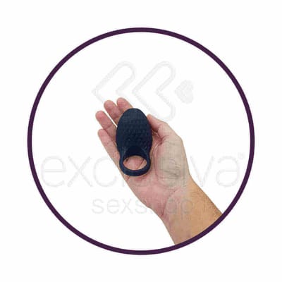 Anel Peniano Recarregável em Silicone com Estimulador de Clítoris e 7 Modos de Vibração - Pretty Love Heloise