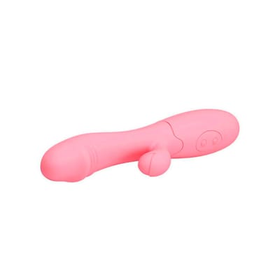 Vibrador Estimulador de Ponto G e Clítoris em Silicone com 30 Modos de Vibração - Pretty Love Snaffy | 9,5 x 3,3 cm | Disponível em 2 Cores