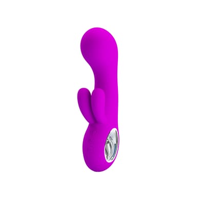 Vibrador Estimulador de Ponto G e Clítoris Recarregável com 7 Modos de Vibração - Pretty Love Valentine | 16,5 x 3,8 cm