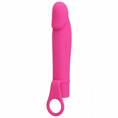 Vibrador Estimulador de Ponto G em Silicone Aveludado e 10 Modos de Vibração - Pretty Love Xiuhcoatl | 13 x 2,6 cm