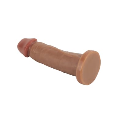 Prótese Peniana 8 em PVC com Base Achatada - Você & Ele | 15,5 x 3,7 cm | Disponível em 2 Cores