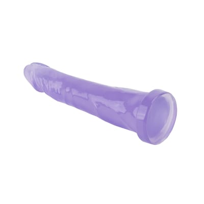 Prótese Peniana em PVC Gel com Glande e Base Reta - Adão & Eva | Disponível em 3 Tamanhos
