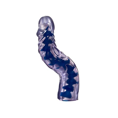 Prótese em Formato de Pênis Slin Style em Gel Articulado com Aroma Uva - Adão & Eva | 18 x 2,5 cm