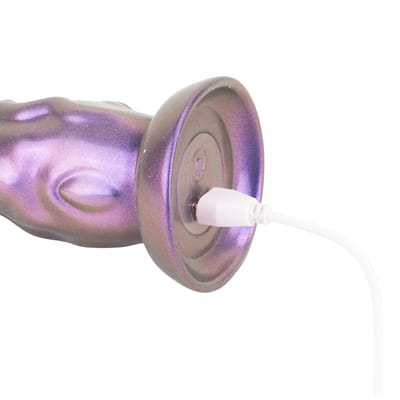Prótese Peniana em Formato de Tentáculo em Silicone com 10 Modos de Vibração, Movimentos, Ventosa e App Interativo - Yaffa | 18,2 x 4,4 cm