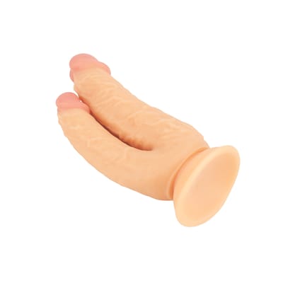 Prótese Peniana Dupla em PVC com Base Ventosa - Vscn.Velty 8.3" | Disponível em 2 Cores
