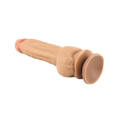 Prótese Peniana em Silicone com Formato Realístico e Ventosa - Magic Sexy | 18,5 x 5 cm | Disponível em 3 Cores