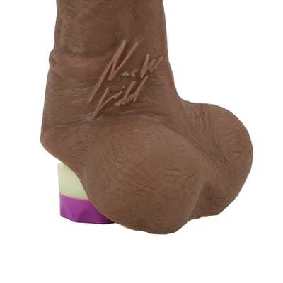 Prótese Peniana com Glande Definida, Veias Salientes, Escroto e Vibração Multivelocidade - Magic Sexy | 18,5 x 5,5 cm | Disponível em 3 Cores