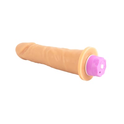Prótese Peniana Realística com Glande Definida, Veias Salientes, 12 Modos de Vibrações e Recarregável - Sexy Fantasy | 17 x 4,7 cm
