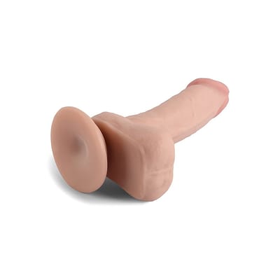 Prótese de Pênis Realístico com Prepúcio, Vertebra e Ventosa - Mover Sliding Skin | 17 x 3,9 cm