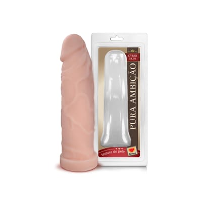 Prótese Peniana Realística em Cyberskin com Glande Definida e Textura Saliente de Veias - Sexy Fantasy Pura Ambição | 23,5 x 5,8 cm
