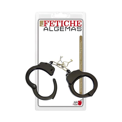 Algemas em Metal com Trava de Segurança e 2 Chaves - Puro Fetiche | Disponível em 4 Cores