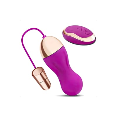 Cápsula Vibratória com 10 Modos de Vibração, Controle Remoto Sem Fio e Recarregável - Remote Control Jump Egg Wee | 8,4 x 2,9 cm | Disponível em 2 Cores
