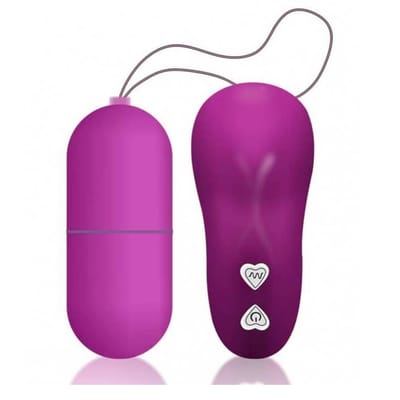 Bullet com 10 Modos de Vibração e Controle Wireless com Indicador em LED - Remote Jump Egg Vibrator | 7 x 3 cm | Disponível em 2 Cores