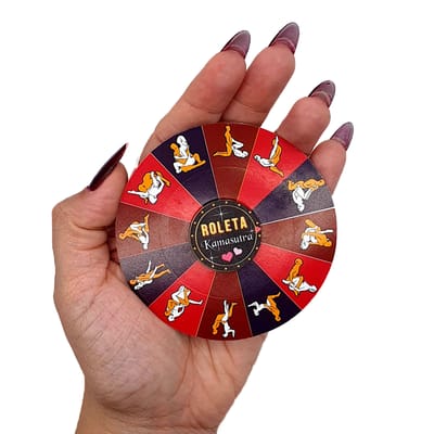 Roleta Kamasutra com 12 Posições - Diversão ao Cubo
