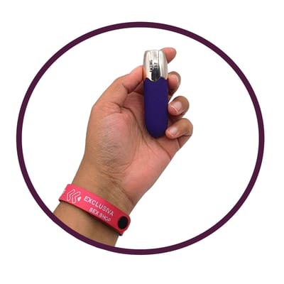Cápsula Vibratória com 9 Modos de Vibração, Recarregável - S-Hande Candice | 8,2 x 2,3 cm | Disponível em 2 Cores