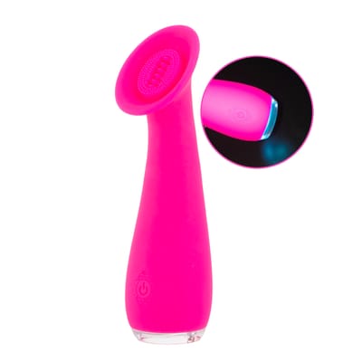 Estimulador de Clitóris em Silicone com 9 Modos de vibrações, Led, Recarregável e Resistente à Água - S-Hande Sunflower | 15,2 x 5,5 cm | Disponível em 2 Cores