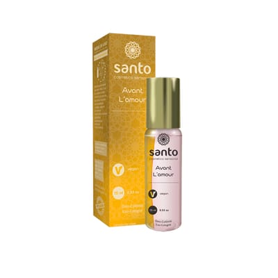 Deo Colônia Feminina com Fragrância Marcante e Floral que Aumenta a Atração Masculina - Santo Cosméticos Avant L'Amour | 15 ml