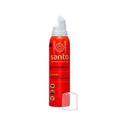 Mousse Corporal para Massagem Beijável com Efeito Efervescente que Estala ao Contato com Corpo - Santo Funcionais Provocation | Disponível em 2 Sabores