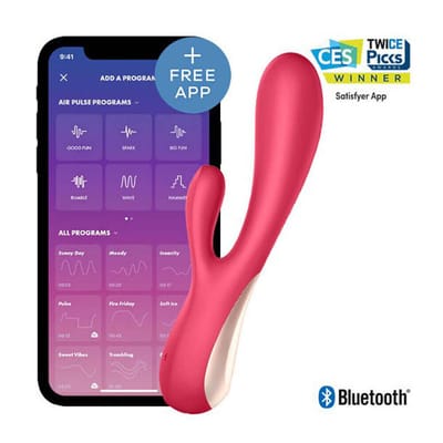 Estimulador Clitoriano e de Ponto G Feito em Silicone Flexível e Controle via Aplicativo - Satisfyer Mono Flex | Disponível em 3 Cores