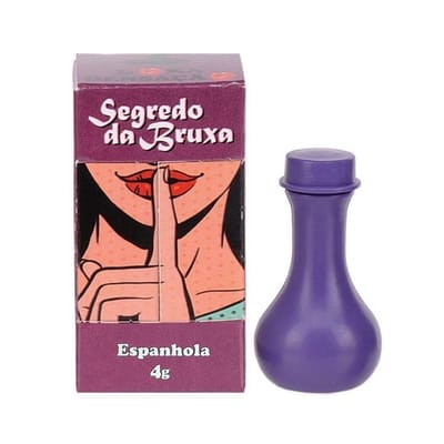 Bala em Pó Feita para Auxiliar o Sexo Oral com Sensação de Vibração e Sabor - Segredo Da Bruxa - 4 Gramas | Disponível em 4 Sabores