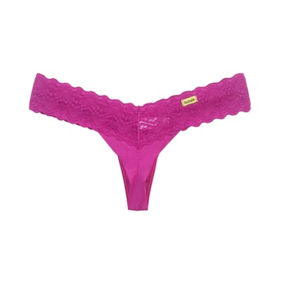 Calcinha Cristal em Lycra e Renda - Sensualle | Tamanho Único | Disponível em 9 Cores