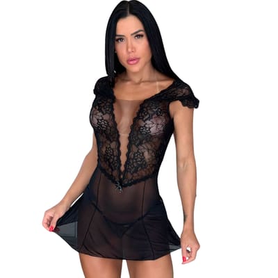Camisola Lembrança - Sensualle Lingerie | Tamanho Único | Disponível em 3 Cores