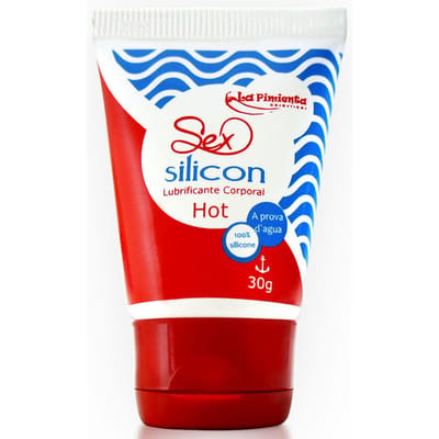 Lubrificante Íntimo a Base de Silicone que Aquece - Sex Silicon - 30 gramas