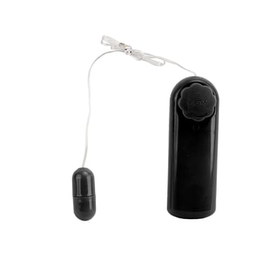 Cápsula Vibratória com Vibração Multivelocidade e Controle Remoto com Fio - 3,6 x 1,5 cm | Disponível em 3 Cores