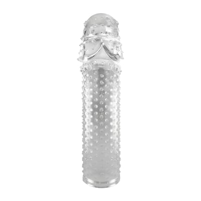 Capa Expansora de Pênis em Silicone - Sexy Fantasy | 16 x 3 cm | Cor: Transparente
