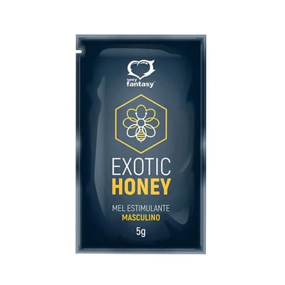 Mel Estimulante Masculino com Extrato de Maca Peruana - Sexy Fantasy Exotic Honey | 5g