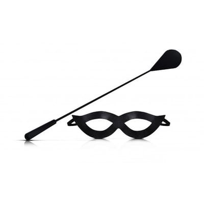 Kit com Máscara e Chibata com Forma de Gota - Sexy Fantasy