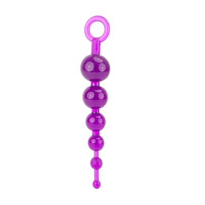 Plug Anal Escalonado com 6 Esferas - Sexy Fantasy Ball | 17,5 x 3,3 cm