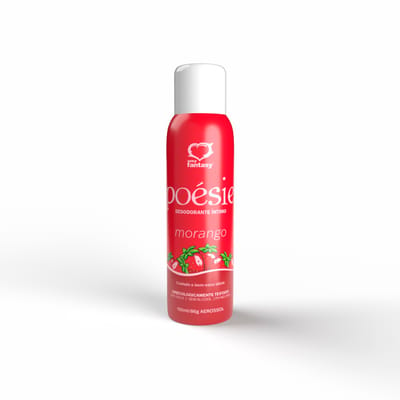 Desodorante Íntimo para o Cuidado Diário e Bem Estar com Aroma Doçura de Morango - Sexy Fantasy Poésie | 150 ml