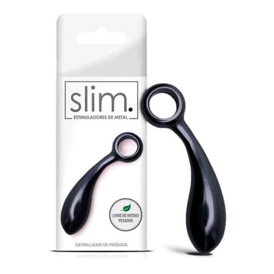Sexy Fantasy Slim - Plug Anal com Ponta Estimuladora de Próstata em Metal