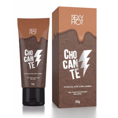 Gel para Massagem Beijável com Efeito Eletrizante e Extratos de Jambu - Sexy Hot Chocante | 50g