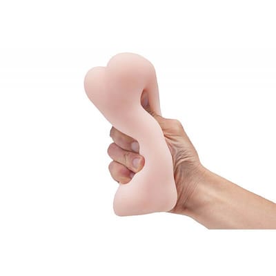 Masturbador Masculino Realístico com Forma de Vagina em Cyberskin - Sexy Import 4D | 13,5 x 5,4 cm