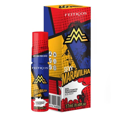 Gel Excitante Feminino com Efeito Esquenta e Esfria - Feitiços Aromáticos Sexy Maravilha | 17 ml