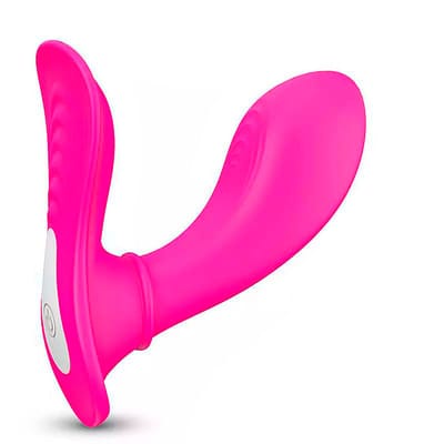 Vibrador Ponto G e Clitóris com 9 Modos de Vibração e Recarregável - S-Hande Butterfly | 9 x 3,3 cm | Disponível em 2 Cores