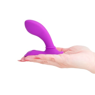 Vibrador Ponto G e Clitóris com 9 Modos de Vibração e Recarregável - S-Hande Butterfly | 9 x 3,3 cm | Disponível em 2 Cores