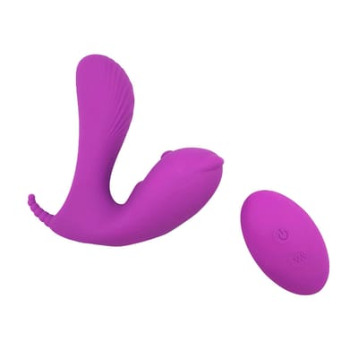 Vibrador de Clitóris, Ponto G e Períneo com 9 Modos de Vibrações e Controle Remoto Sem Fio - S-Hande Cara | Disponível em 2 Cores