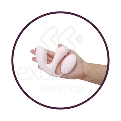 Vibrador de Clitóris, Ponto G e Períneo com 9 Modos de Vibrações e Controle Remoto Sem Fio - S-Hande Cara | Disponível em 2 Cores