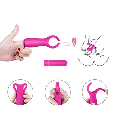 Vibrador Estimulador Peniano em Silicone com 9 Modos de Vibração e Recarregável - S-Hande Grant | Disponível em 3 Cores
